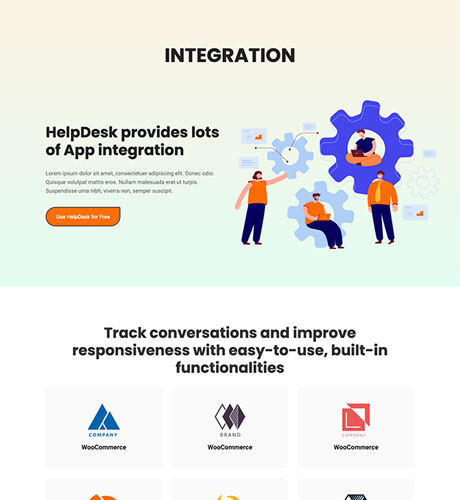 HelpDesk SaaS - Integration