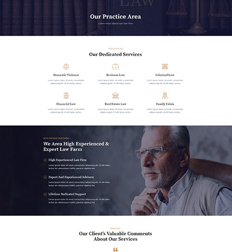 Practice Areas - Law Firm